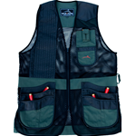 Wild Hare Range Vest Leather and Mesh -- Hunter Green and Black MODEL# 445L-HG-RH-M