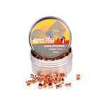  H&N Excite Coppa-Spitzkugel Pellets, .25 Cal, 24.54 Grains, Pointed, 200ct # 98816350043